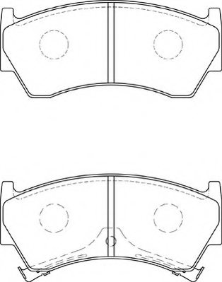 NECTO FD7304A Brake Pad Set, disc brake